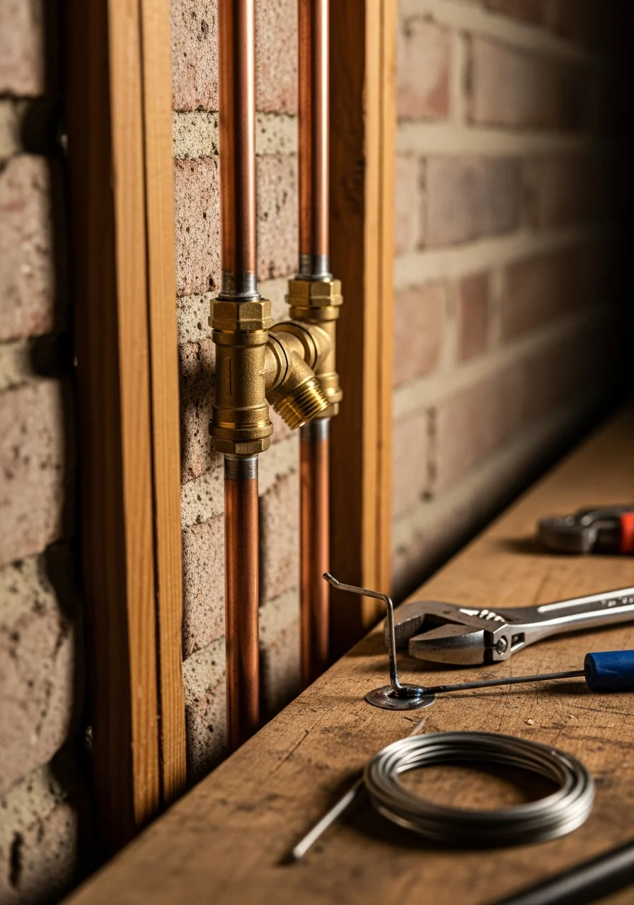 Close-up of skilled tradesperson performing detailed work on a Concord-area residential or commercial property.