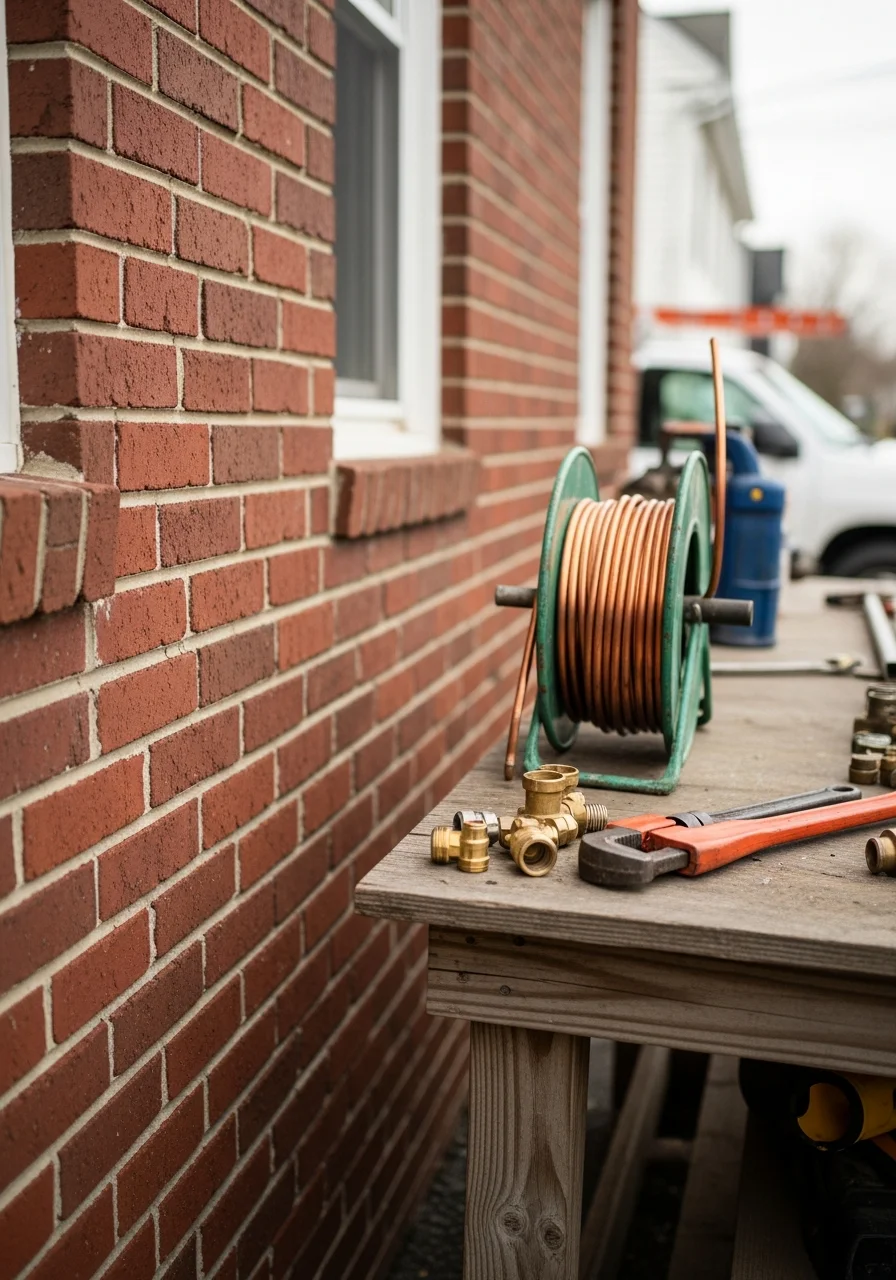 Skilled worker focused on precision work at a Nashua-area job site.